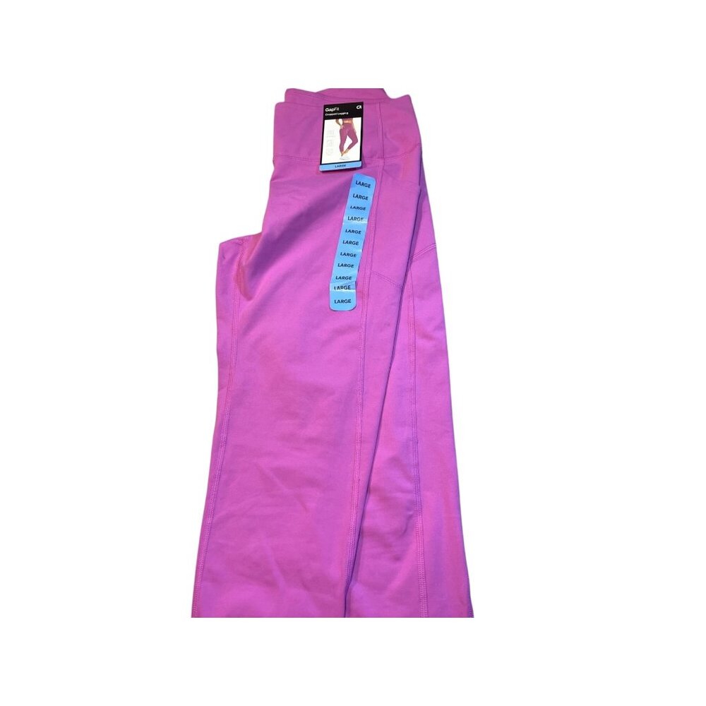 Gap Fit Women's High-Waisted Pink Athletic Leggings - Size L